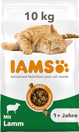IAMS Croquette à L'Agneau pour Chat Adulte 10 kg