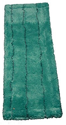 AQUA CLEAN Microfaser Bodenmopp mit Borstenstreifen 40cm (grün)
