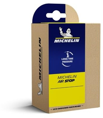 Michelin Airstop Bicycle Tubes, Butyl Rubber, Presta/Schrader/Regina/Wood, 26', 27.5', 27 x 1 1/4, 700c, 29', Road, Mountain, Gravel, Commuter, Hybrid Bicycle