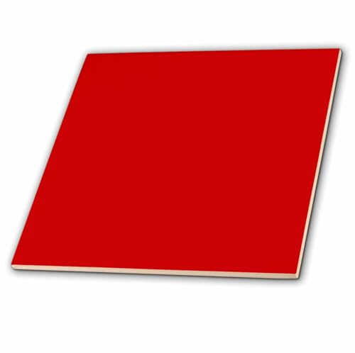 3dRose Red Tone 12 Inch Ceramic Tile