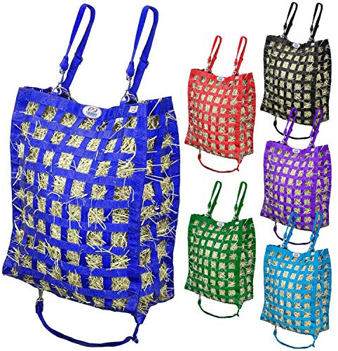 Derby Originals Superior Slow Feeder Horse Hay Bag with Super Tough Bottom and 1 Year Warranty