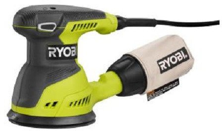 Ryobi ZRRS290G 2.6 Amp 5 in. Random Orbit Sander (Green) (Renewed)