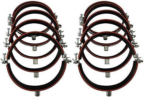 Intelmann Rohrschelle Ø 100, 10er Set, Gewinde M8/M10, MADE IN GERMANY (80 100 112 125 140 150 160 180 200)