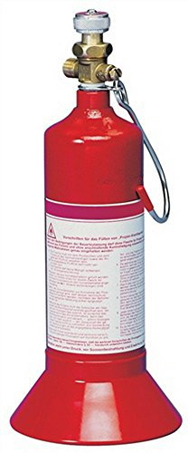 Kleinstflasche mit Standfuss für Propan 425 g - von Gase Dopp