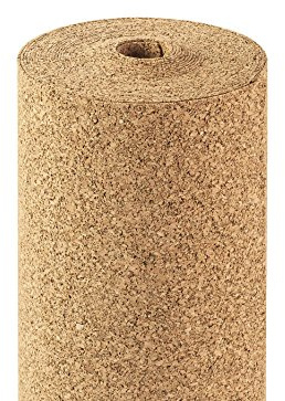 Rollenkork Stärke 10 mm 10 m² Trittschall Dämmung Akustik Unterlage Parkett Laminat