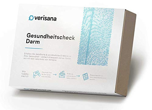 Verisana | Gesundheitscheck Darm PLUS | Stuhltest für Leaky Gut & Durchlässiger Darm, Candida, Darmbakterien & Darmflora Status, Helicobacter-pylori, Alpha-1-Antitrypsin, Darmentzündungen