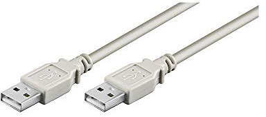 USB 2.0 Kabel, (lose Ware), 'A' Stecker > 'A' Stecker USB AA 180 LC HiSpeed 2.0 GREY 1.8m