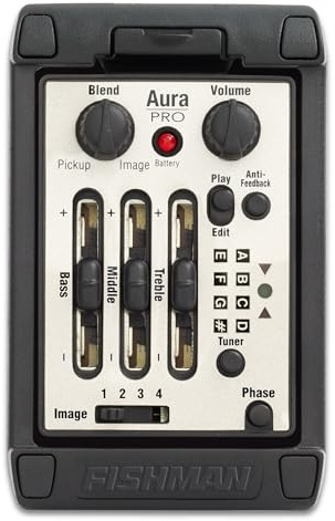 Fishman Onboard Aura Pro Preamp - Narrow Format
