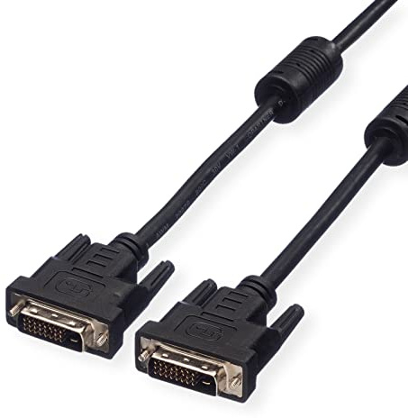 Value cable DVI cable pour écran DVI M - M cable de raccordement Dual Link noir 10 m
