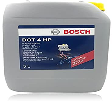 Bosch Bremsflüssigkeit DOT 4 HP, 5 L - für alle modernen Fahrzeuge mit ABS- und ESP-Bremssystemen