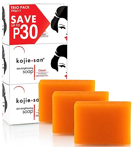 Kojie San Skin Brightening Soap - Classic 100g x 3, Triple Pack