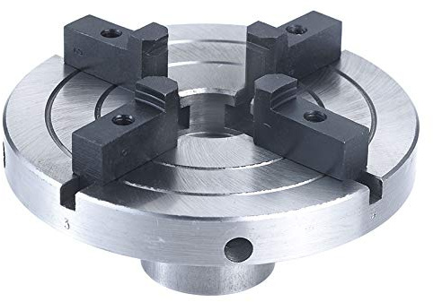 Fervi 0751/A4 - Mandril para torno para madera, autocentrado, 4 mordazas