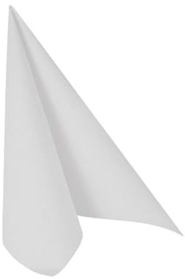 Papstar 11622 50 Servietten Royal Collection 1/4-Falz 40 x 40 cm, weiß
