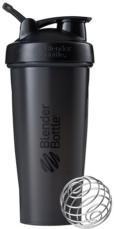BlenderBottle Classic V1 Plastic Shaker Bottle 28 oz Black