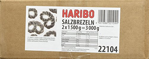 Haribo Salzbrezeln, 1er Pack (2 x 1,5 kg)