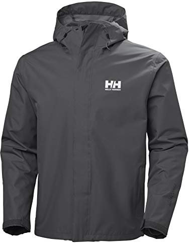 Helly Hansen Hombres Chaqueta Seven J, Carbón, S