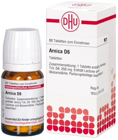 DHU Arnica D6, 80 St. Tabletten