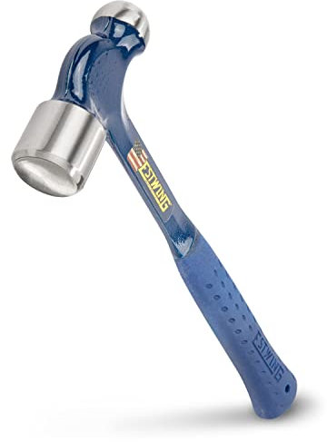 Estwing E3-32BP 32 oz bollpeen hammare med nylon vinyl stötdämpargrepp, blå