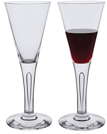 Dartington Sharon Claret Glass, Clear, Pack of 2