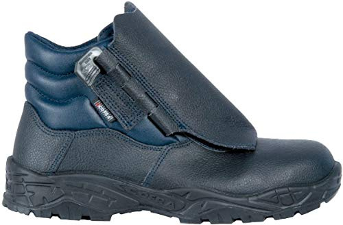 Cofra 22131-000.W43 Torch S3 SRC Safety Boots, Black/Blue, Size 9