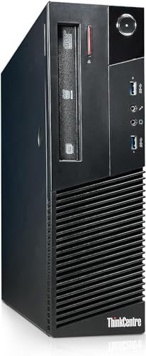 Lenovo - PC fisso con Intel Core i5 4570 - Computer desktop + Silent Computer per ufficio e home Office da 3,6 GHz - RAM da 16 GB - SSD da 512 GB - USB3.0 - WLAN - Incl Windows 11 Pro + tast e mouse