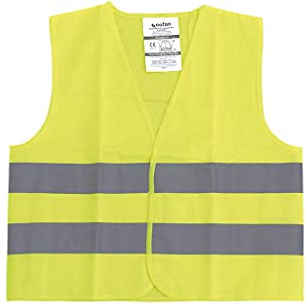 Chaleco reflectante I Color amarillo I Talla niños I EN ISO 20471 I Categoría II I