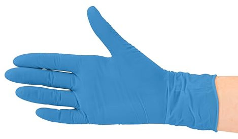 SF Nitrilhandschuhe L Blau – 1000 Stück Einweghandschuhe, Einmalhandschuhe, Medizinische Handschuhe, Puderfrei, Latexfrei, Handschuhe Einweg zum Kochen, Putzen, für Medizin, Küche, Kosmetik, Haushalt