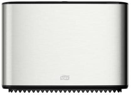 Tork Spender für Mini Jumbo Toilettenpapier Edelstahl T2, Geschlossen, Image Linie, 460006