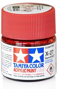 Tamiya Acrylic Mini X-27 Clear Red