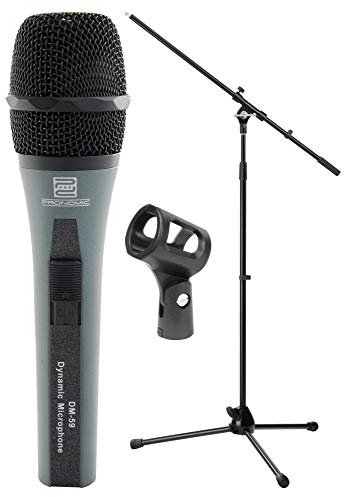 Pronomic DM-59 Mikrofon Starter Set MS-15 Pro Mikrofonstativ mit Galgen