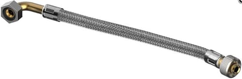 TECE Panzerschlauch TECEprofil (silber, Kunststoff mit Edelstahlmantel, Verbindung Armatur und Wasserleitung, DIN geprüft, Einsatz in Bad/Küche-WC, Sanitärbedarf, Zubehör Badinstallation) 9820026