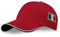 Hat Cap 5 Panel Cap mit Schirm und tricolor italienische Flagge
