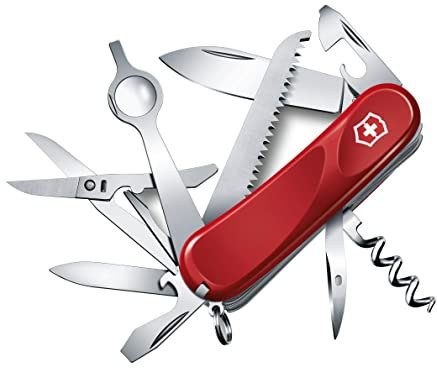 Victorinox, Evolution 23, Coltellino Svizzero, Originale, Multiuso, Campeggio, 17 Funzioni, Lama, grande, Apriscatole