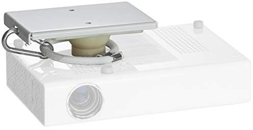 celexon Mini Beamer Decken-Halterung Multicel Pico weiß | neig-, schwenkbar und 360° drehbar | 3cm flacher Deckenabstand | inkl. Stativgewinde, ideal für Pocket Projektoren | max. 2Kg
