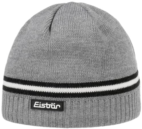 Eisbär Mütze Herren Mountain XL - Merino für Männer - mit Fleece schützt vor Kälte und Wind - atmungsaktive Beanie Sportmütze Strickmütze Haube aus Österreich