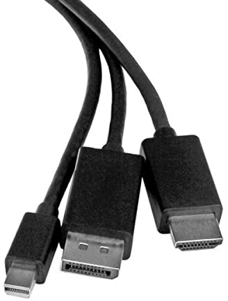 StarTech Cavo HDMI o Mini DP a HDMI, 2m, Passivo, 4K 30Hz (DPMDPHD2HD) | Ingresso Multi-Sorgente, Convertitore Video, Cavo Monitor