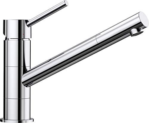 BLANCO KANO | Küchenarmatur in chrom | Hochdruck | Rückflussverhinderer | Keramik Kartusche | Gesicherte Wasserqualität & wassersparend