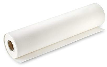 Thermohauser Rollo de papel para hornear, pergamino, Repuesto de pergamino blanqueado., Blanco, 40 cm