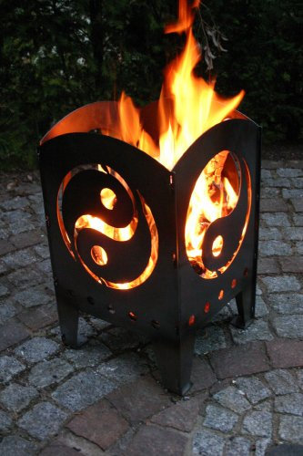 Fuoco Cesto Ying e yang XXL