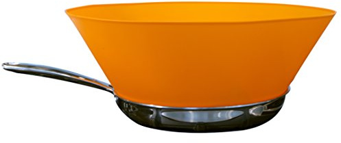 Frywall 10 – ultimat stänkskydd passar pannor med inre diameter på 9,5 tum – 10,25 tum orange