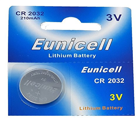 1 x CR2032 Eunicell 3V Lithium Battery Deutschland