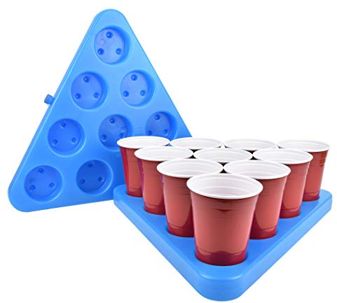 GoPong N-Ice Rack Freezable Beer Pong Rack Set, Includes 2-Racks, 3-Balls and Rules