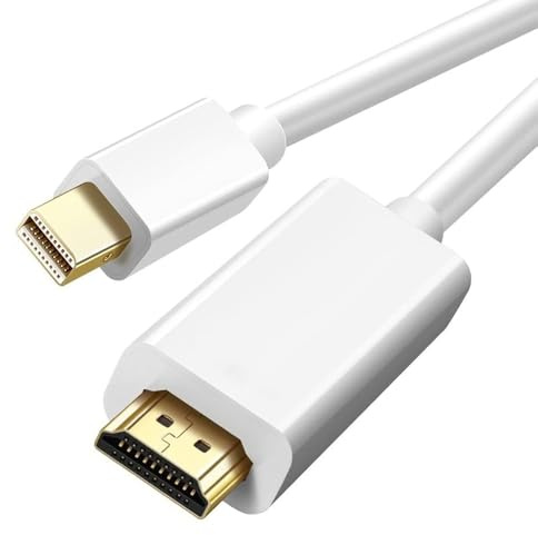 Techly ICOC MDP-020H adaptador de cable HDMI Mini DisplayPort Blanco - Adaptador para cable (HDMI, Mini DisplayPort, Male connector / Male connector, 2 m, Blanco)
