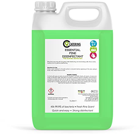 C 9 Catering Pine Disinfectant - 5 Litre, Green