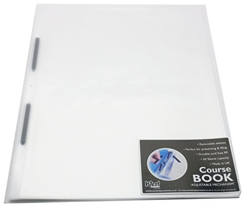 West A3 Adjustable Capacity Course Book Clear Opaline