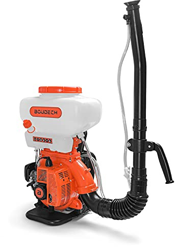 BOUDECH Atomizzatore Soffiatore a Zaino 20LT 2.13KW con funzione booster per irrorazione verticale. Pompa irroratore a scoppio per disinfestazioni e sanificazioni antibatteriche.