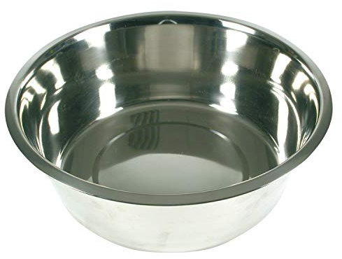 Arquizoo 2454 Gamelle inoxydable - 4 L / 28 cm, Argent, 28284