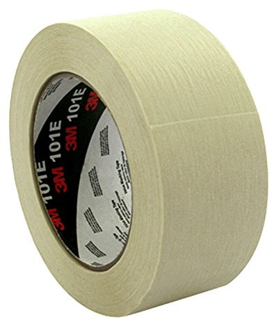 3M UU001577806 101E Value Masking Tape, 48 mm x 50 m, Beige (Pack of 6)