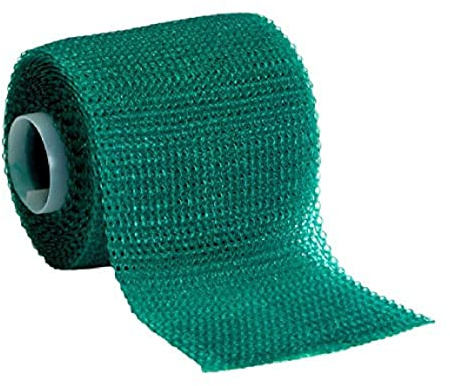 3M - Scotchcast Plus Ruban adhésif en fibre de verre activé par l'eau, léger, résistant, respirant, couleur verte, taille 5 cm x 3,65 m, lot de 10 unités.