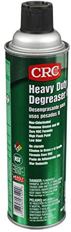 CRC 3120 Heavy Duty Degreaser II, 15 oz Aerosol Can, Clear/White